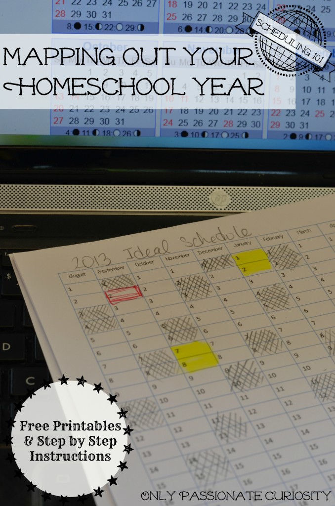 Planning your homeschool year with free printables