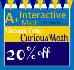 Use Discount Code CuriousMath for 20 percent off A+ tutor soft!