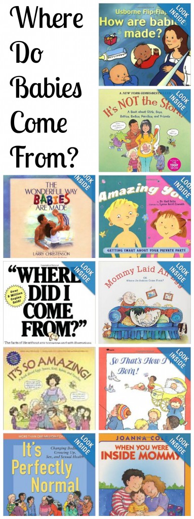10 Books to Help you talk to kids about sex and how babies are made