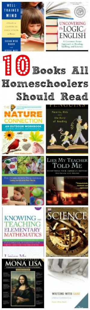 Books all homeschoolers should read- these look great!