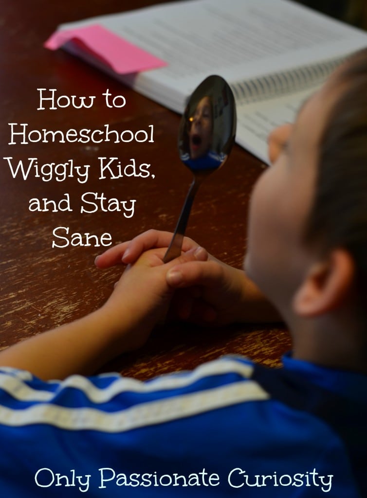 How to homeschool the wiggly ones, and stay sane