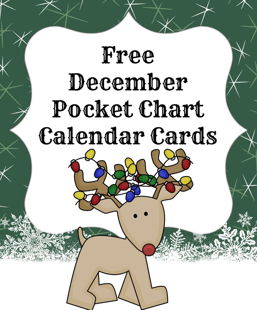 Free Pocket Chart Calendar