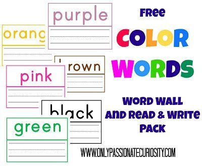 Download a free color words word wall and readwrite pack_opt