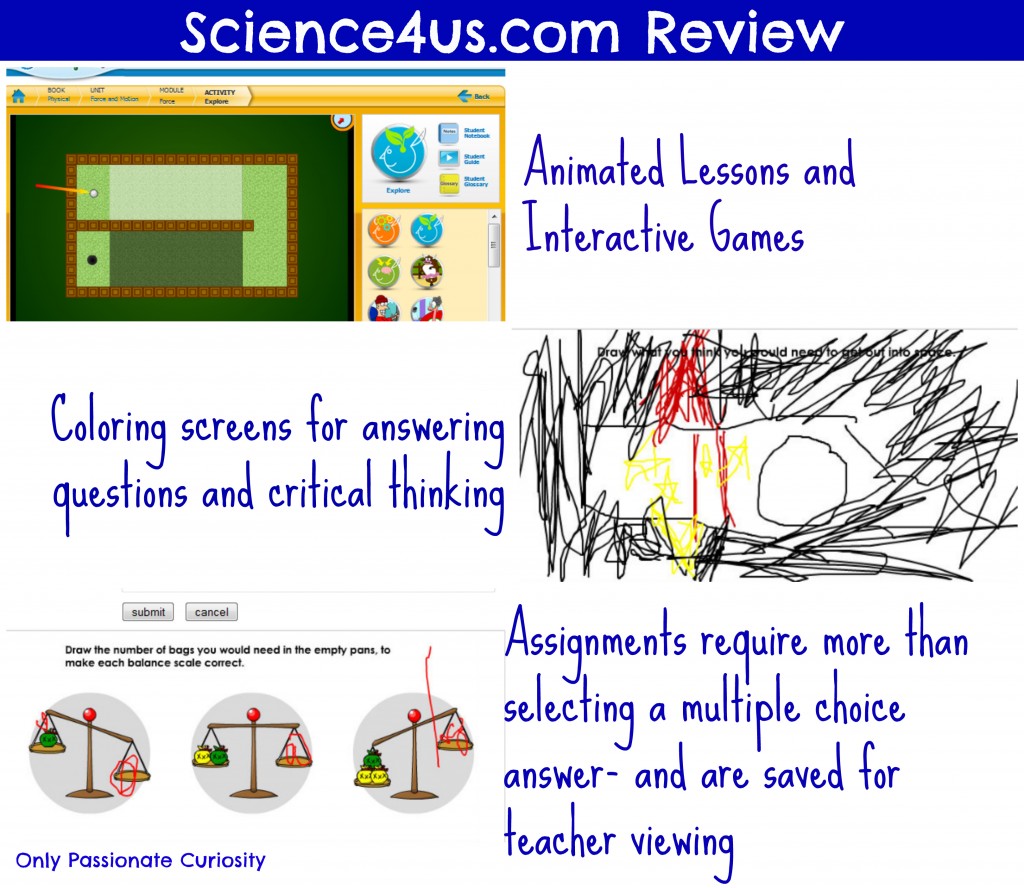 Student Assignments- Science4Us review