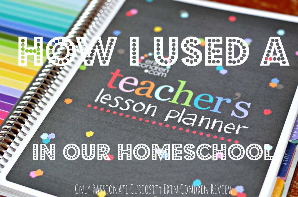 Adapting a classroom lesson planner to homeschool use