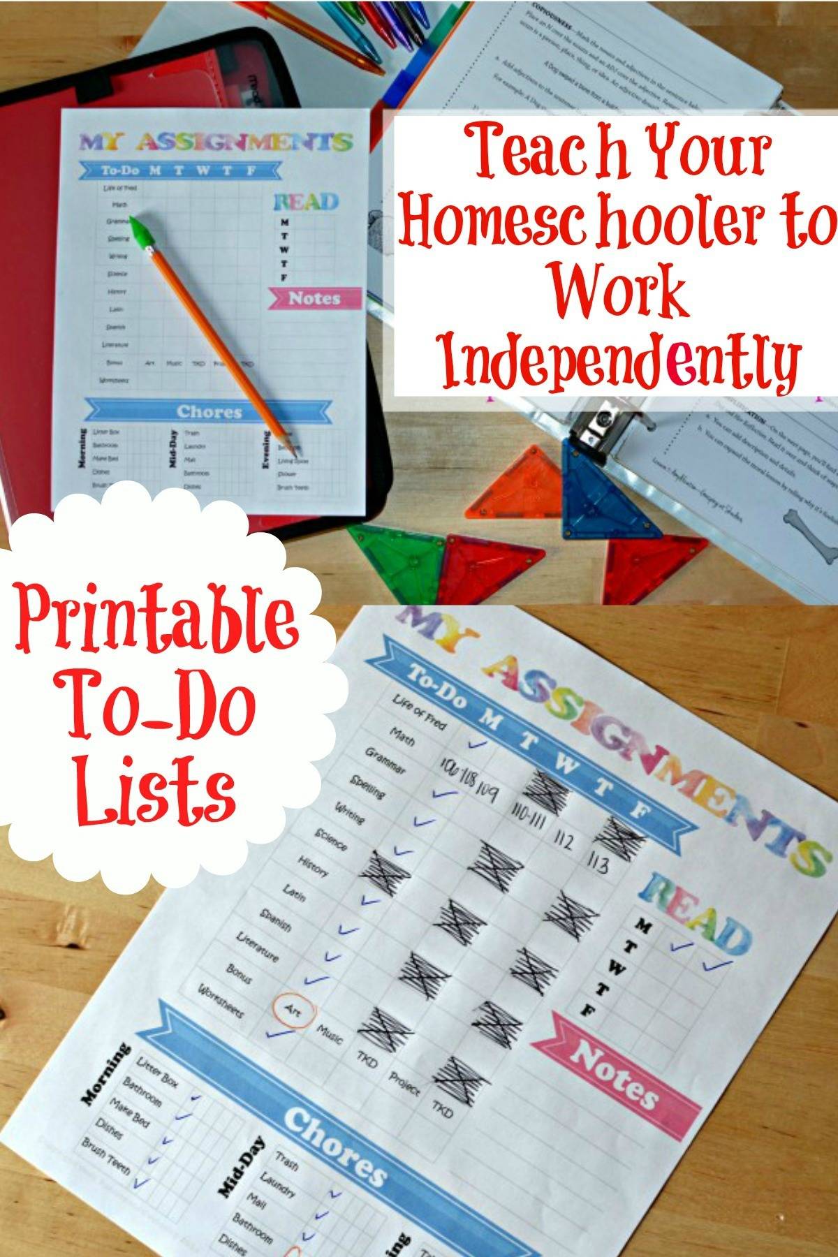How to Teach Your Homeschooler to Work Independently