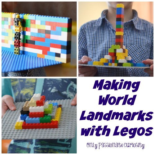 Making world landmarks with legos