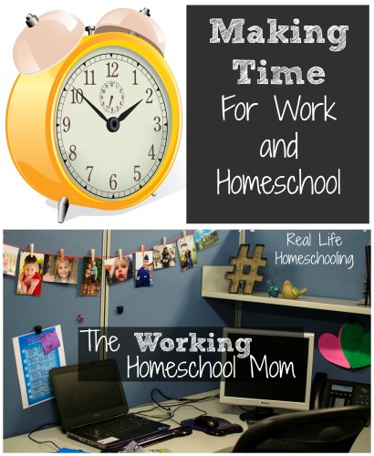 Making time for work and homeschool