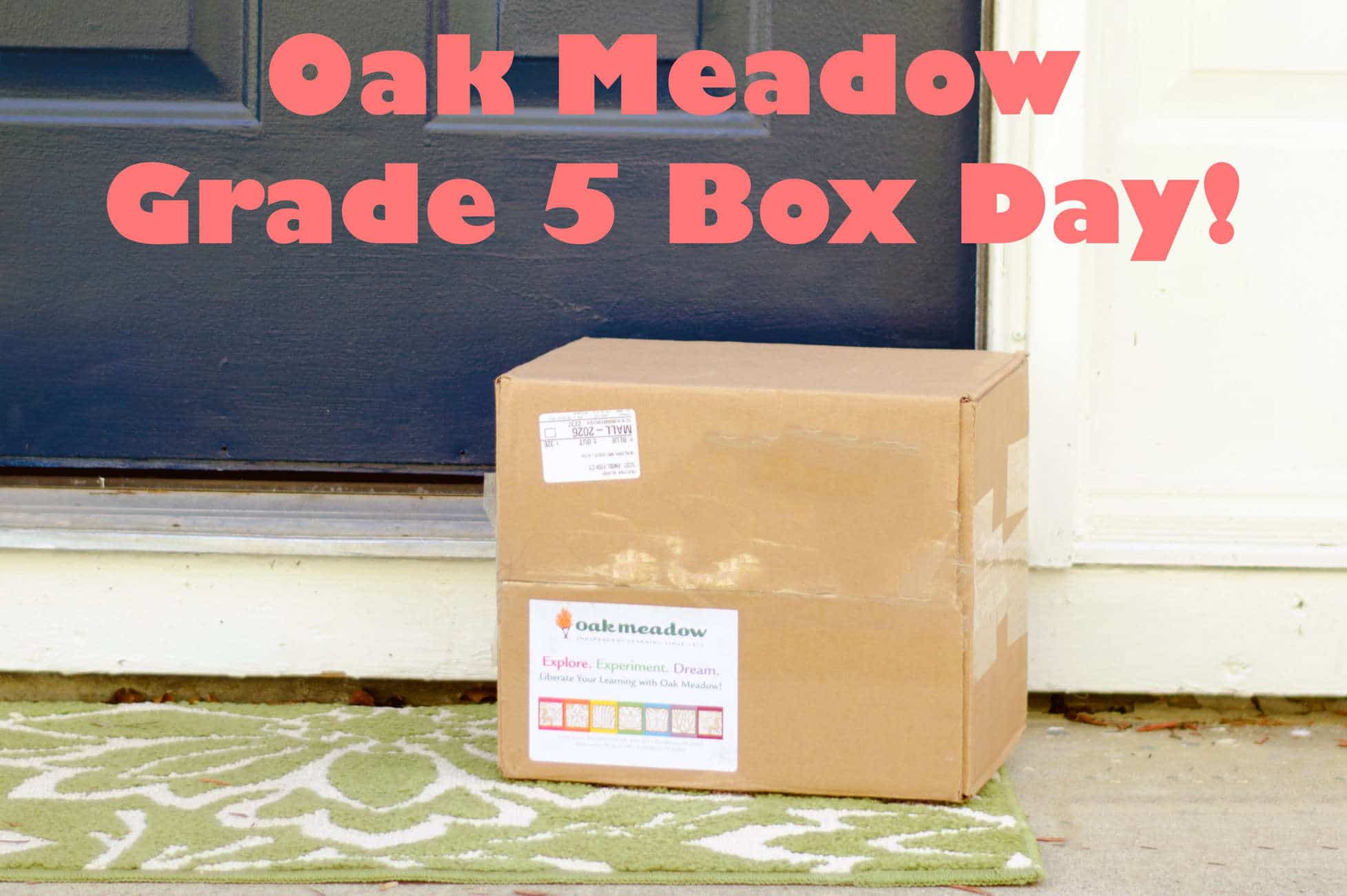 Oak Meadow Fifth Grade Box Day!
