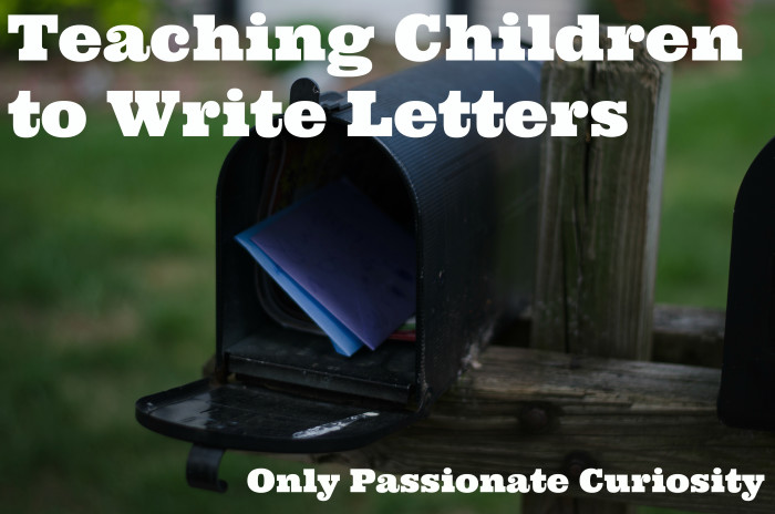Teaching Children to Write Letters