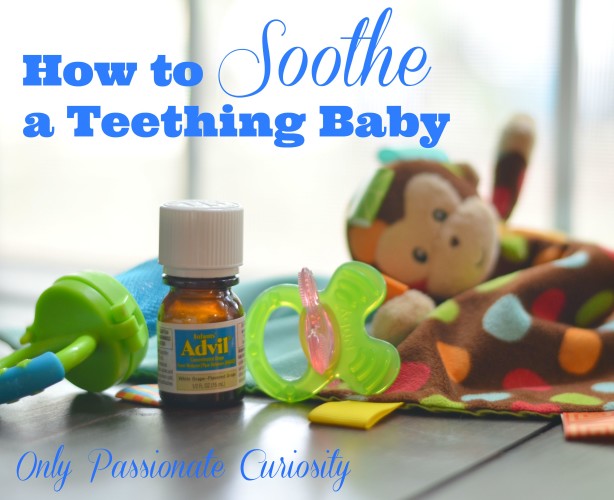 Soothe a teething baby