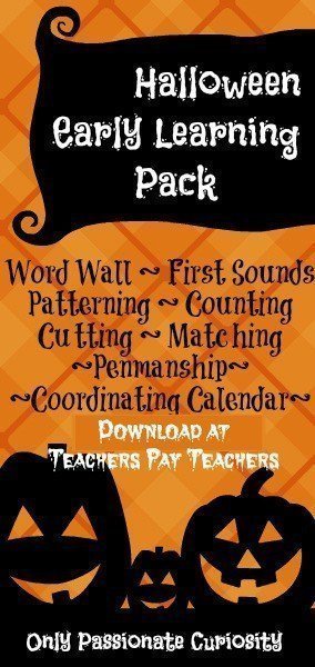 Halloween Early Learning Pack