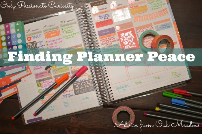 Finding Planner Peace