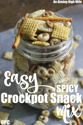 Crockpot Snack Mix