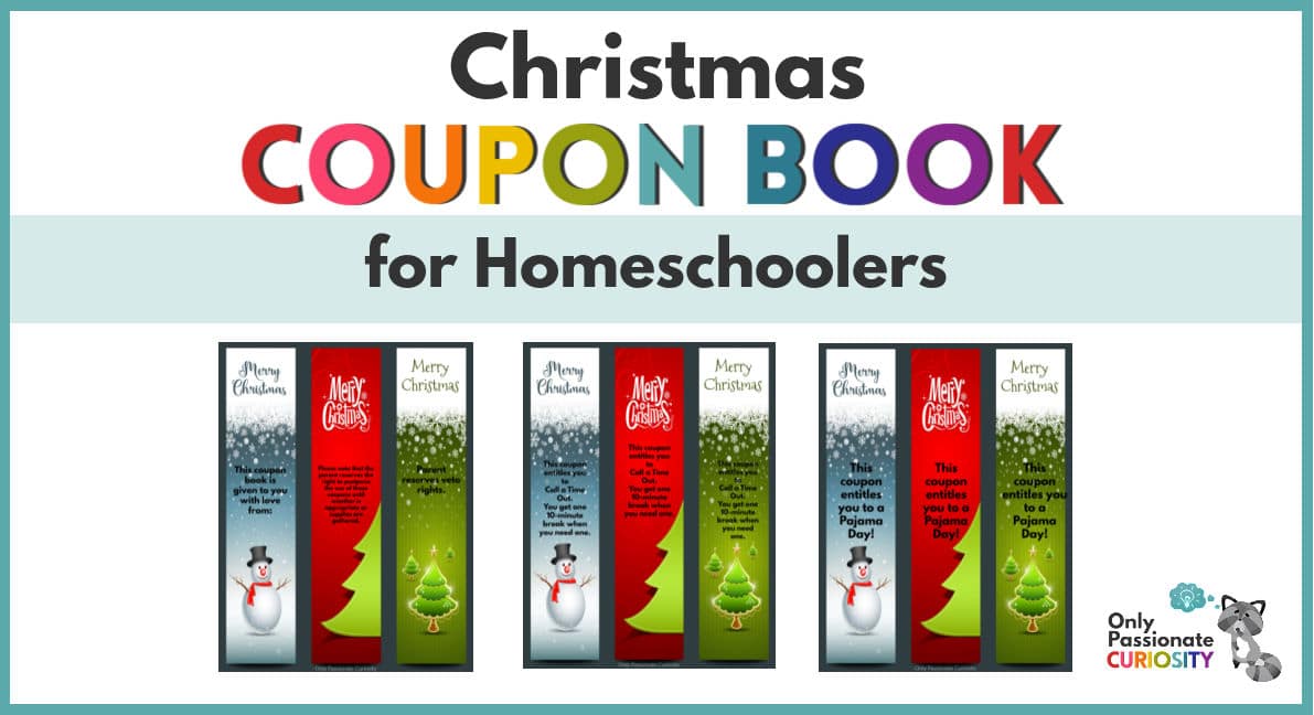 Free Printable Stocking Stuffer { Coupon Book for Homeschoolers ...