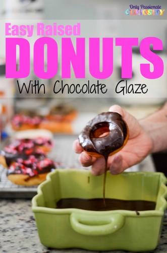 Chocolate raised donuts