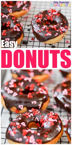 Raised chocolate donuts