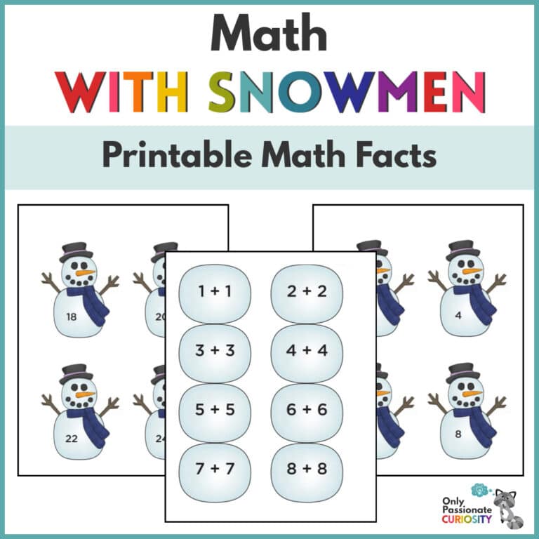 Do You Want to Build a Snowman {Printable Math Facts}