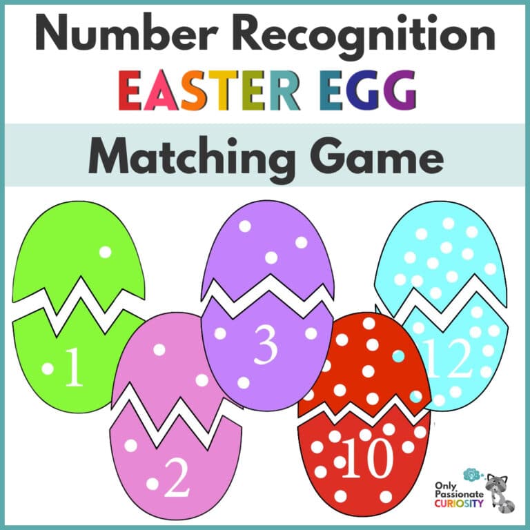 Easter Egg Number Match