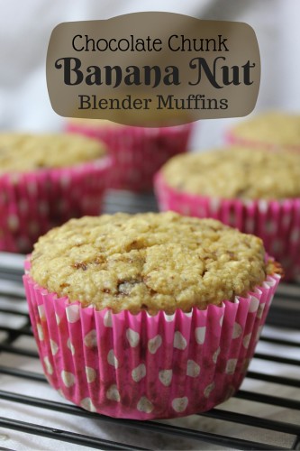 Banana Nut Blender Muffins 