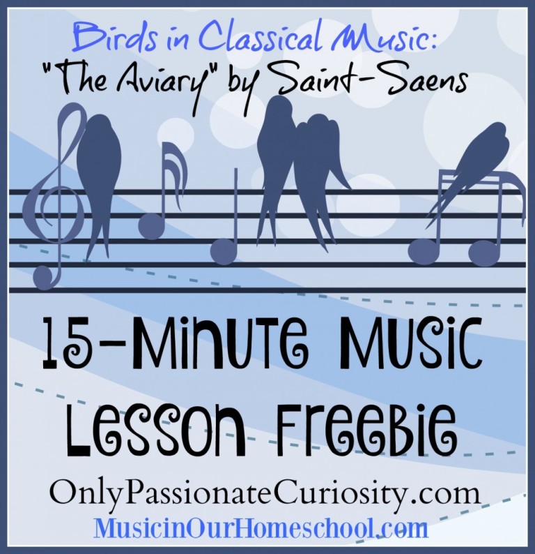 Birds in Classical Music {Free Music Lesson}