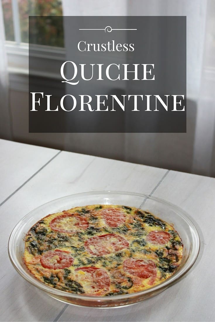 Healthy and Delicious Crustless Quiche Florentine