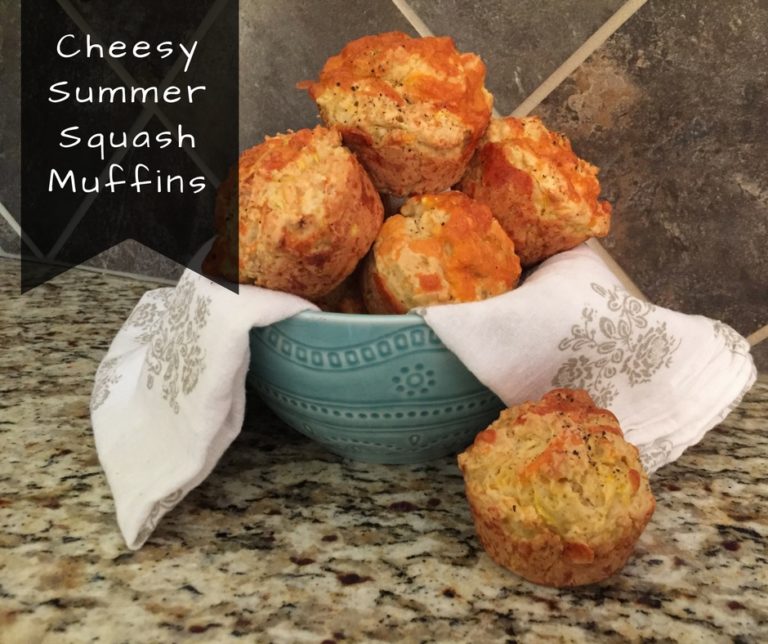 Cheesy Summer Squash Muffins
