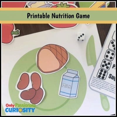 printable nutrition game