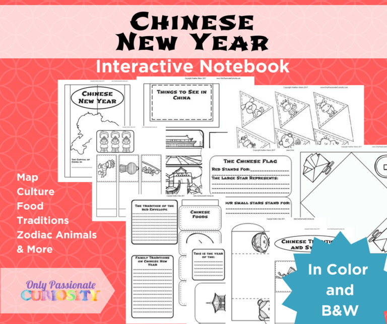 Chinese New Year Interactive Notebook