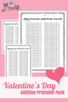 Valentine's math worksheets