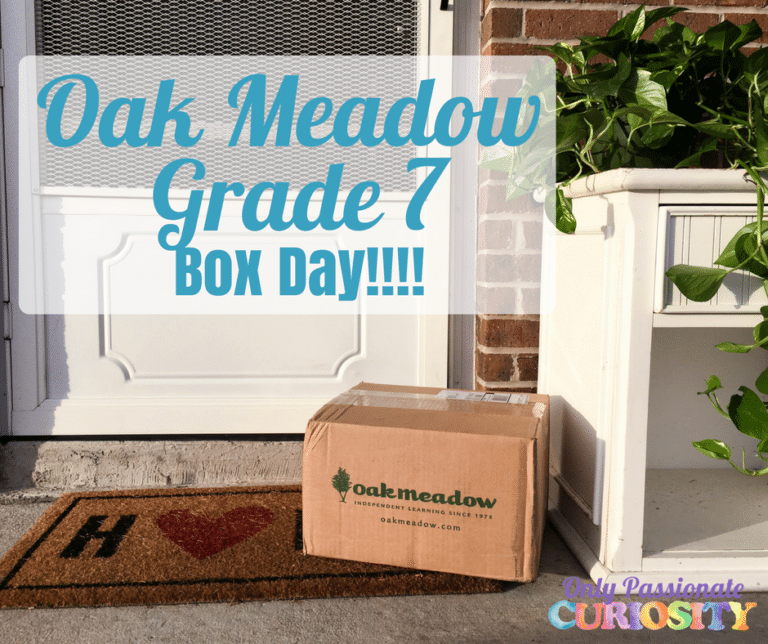 Oak Meadow Grade 7 {Box Day!}