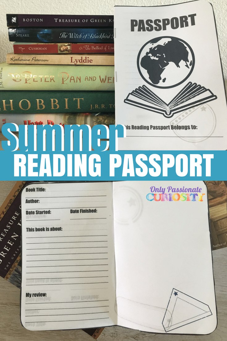 Printable Summer Reading Passport
