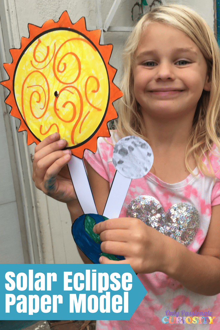 Solar Eclipse Paper Model
