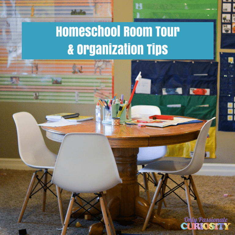 Homeschool Room Tour & Organization Ideas