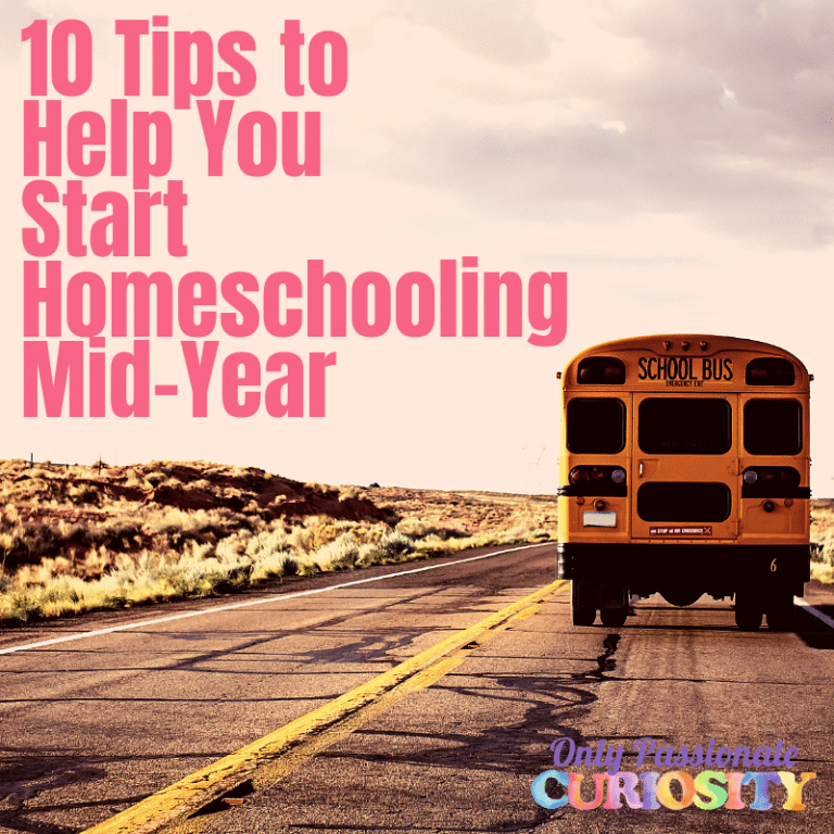 How to start homeschooling in the middle of the school year