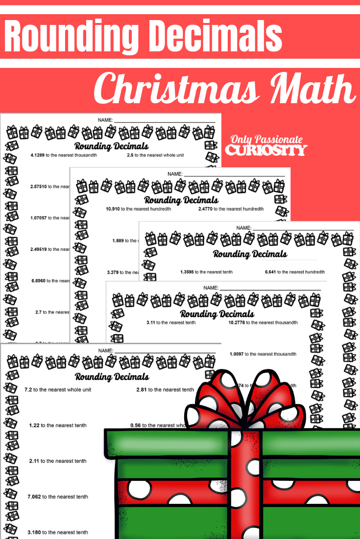 Christmas Math – Rounding Decimals