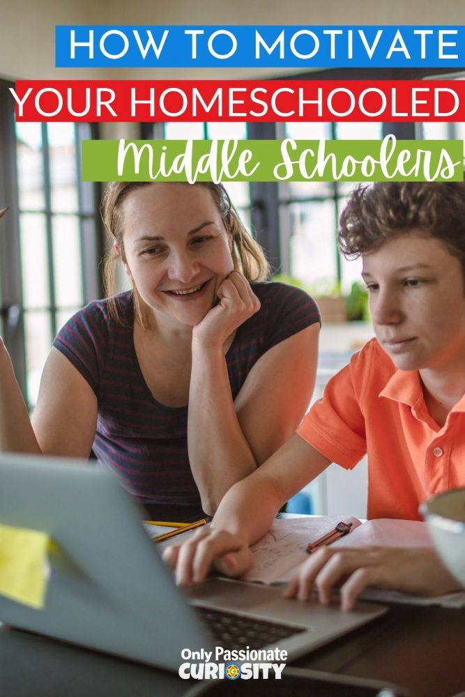 ​Now that Bug is a middle schooler, I have found that we are playing a whole other ball game. Here are 10 tips on how to motivate your homeschooled middle schoolers.