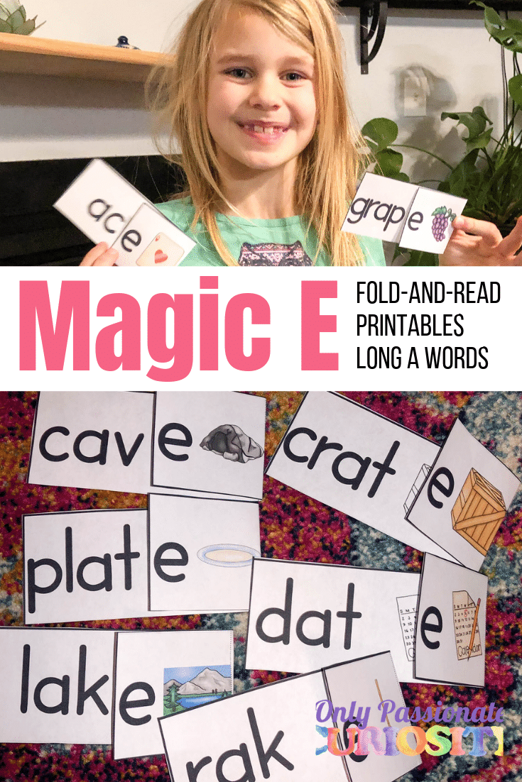 Magic E Fold and Read: Long A