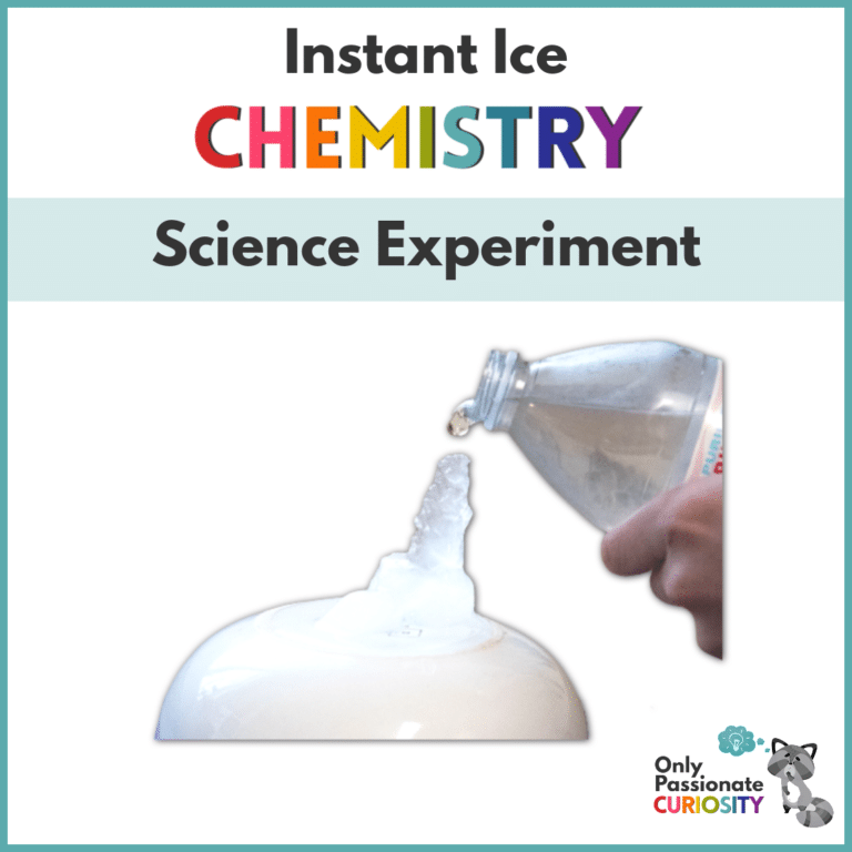 Instant Ice Science Experiment for Kids