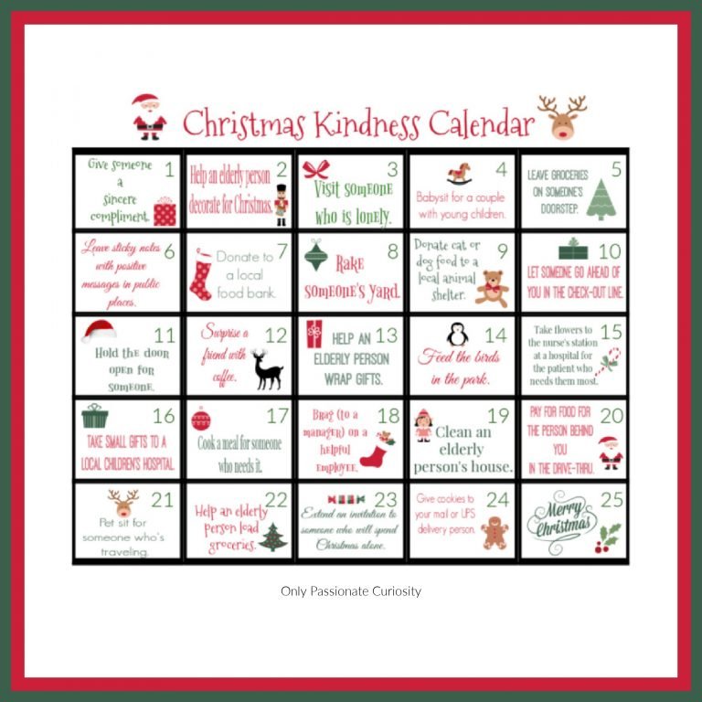 Christmas Kindness Calendar