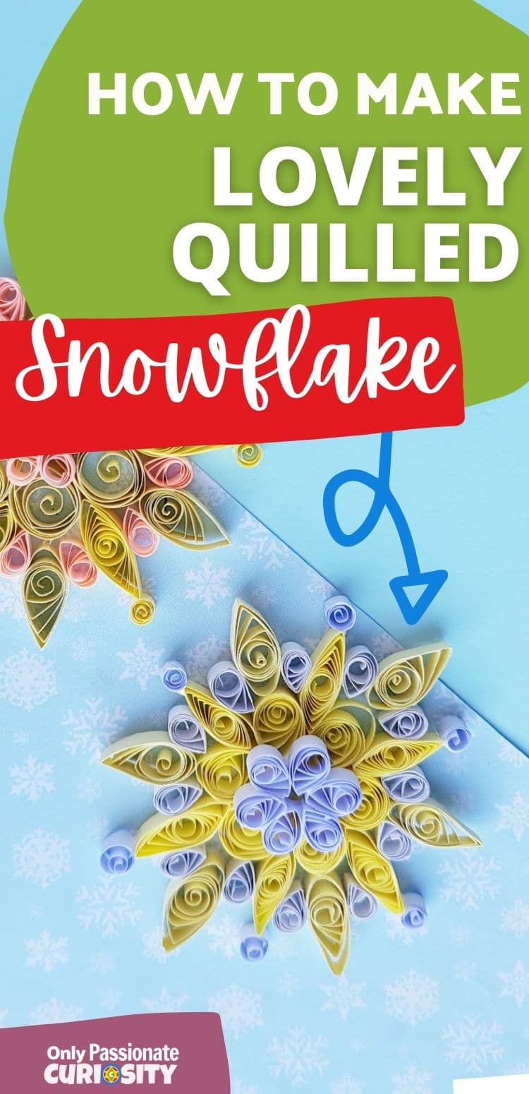 These lovely quilled snowflakes are as intricate as the real thing. However, they are made with paper instead of snow--so you can keep them as long as you like! This craft is fun and doable for all ages!