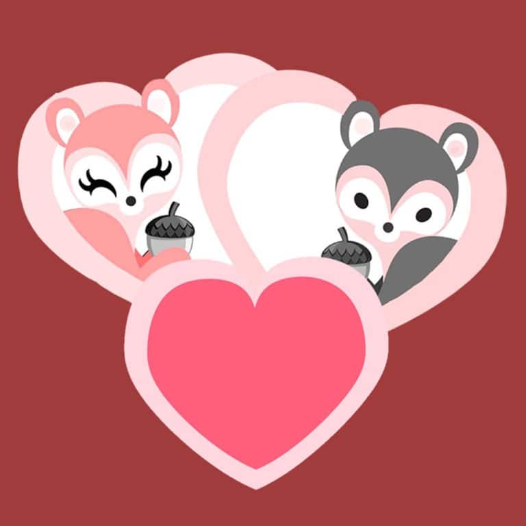 Cute Woodland Animal Valentines for Girls and Boys