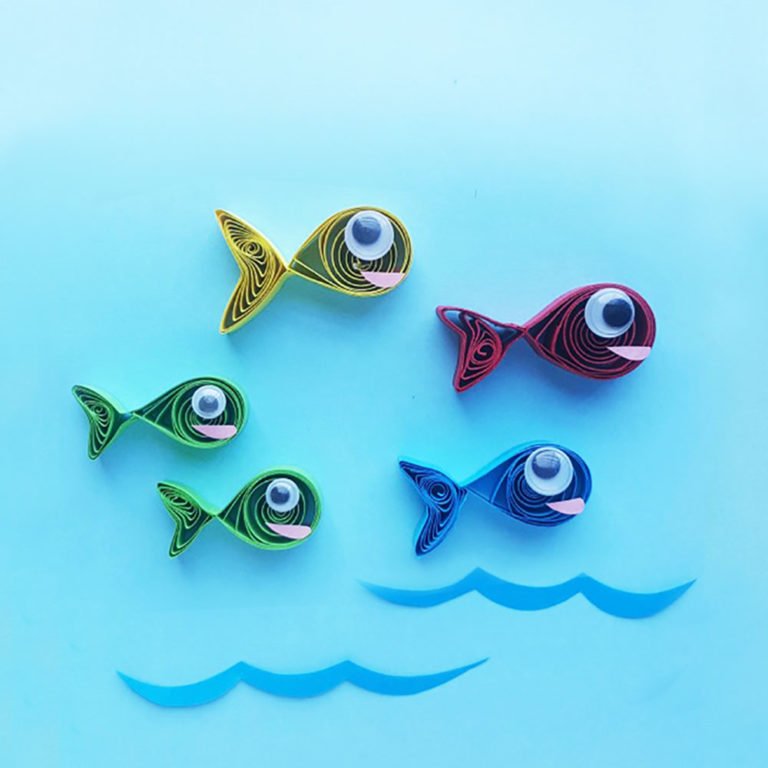 Red Fish, Blue Fish: A Dr. Seuss-Inspired Paper Craft