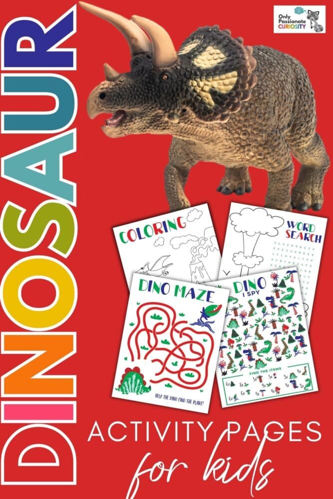 Dinosaur Activity Pages for Kids