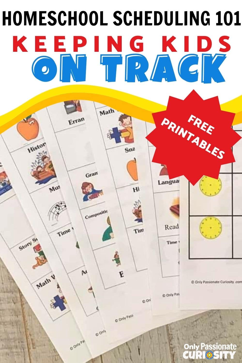 This printable schedule system will help your children learn time management skills and help ensure more productive school days! And it's fun to use!