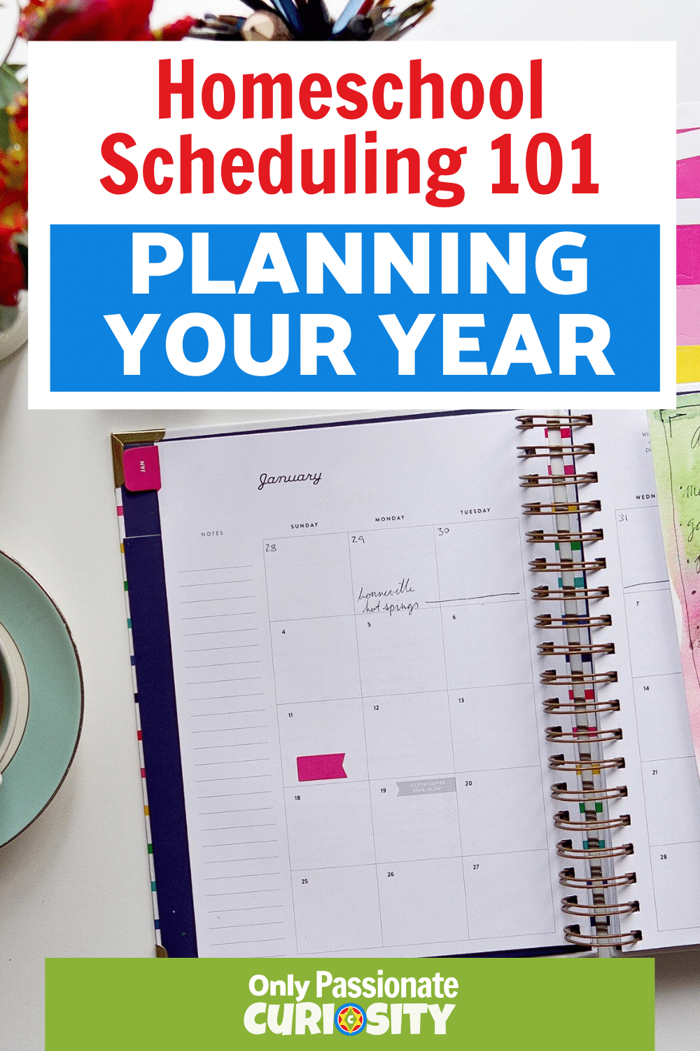 Homeschool Scheduling 101, is designed to help you get your scheduling done quickly and efficiently--so you can plan your year ahead. #Homeschool #Timemanagement #Planning