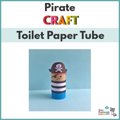 Pirate Toilet Paper Tube Craft