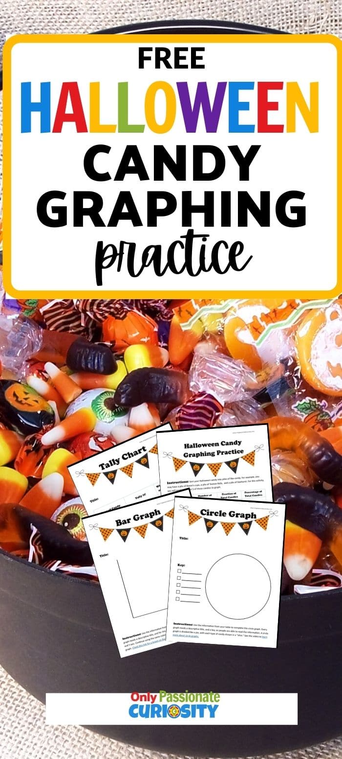 Put all that leftover Halloween candy to work! Use this fun Halloween Candy Graphing Practice packet with a variety of ages to teach children about tallying, tables, fractions, charts and more!