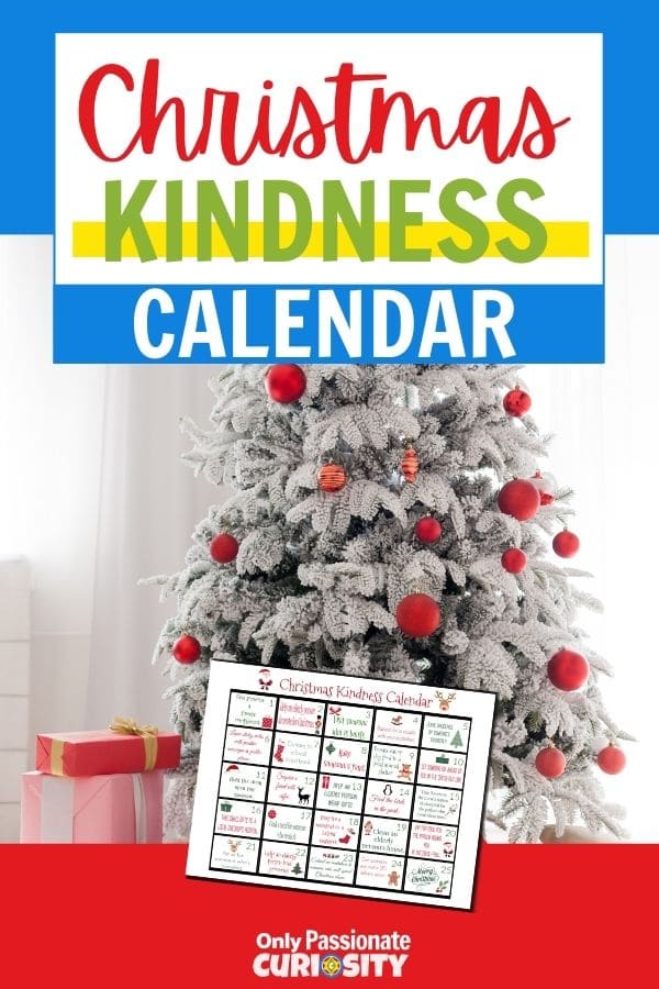 This Christmas Kindness Calendar is a fun and easy way to help your children focus on giving and doing things for others during the Christmas season! Use it each year to foster true Christmas spirit!