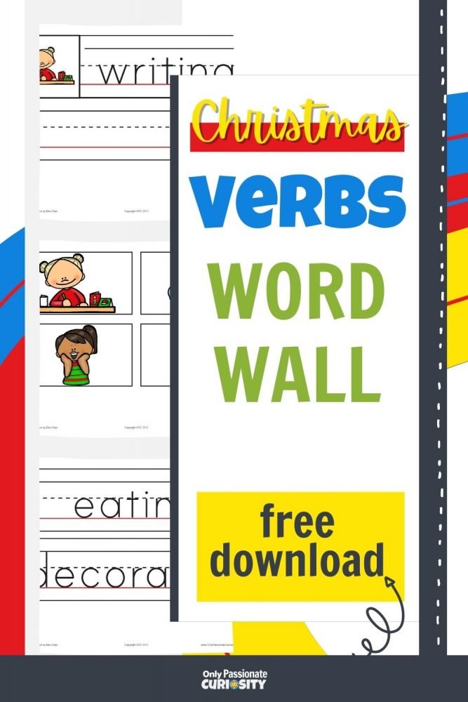 Not going traditional learning during the Christmas season? Use this packet to include some fun and educational verb activities into your holiday festivities!